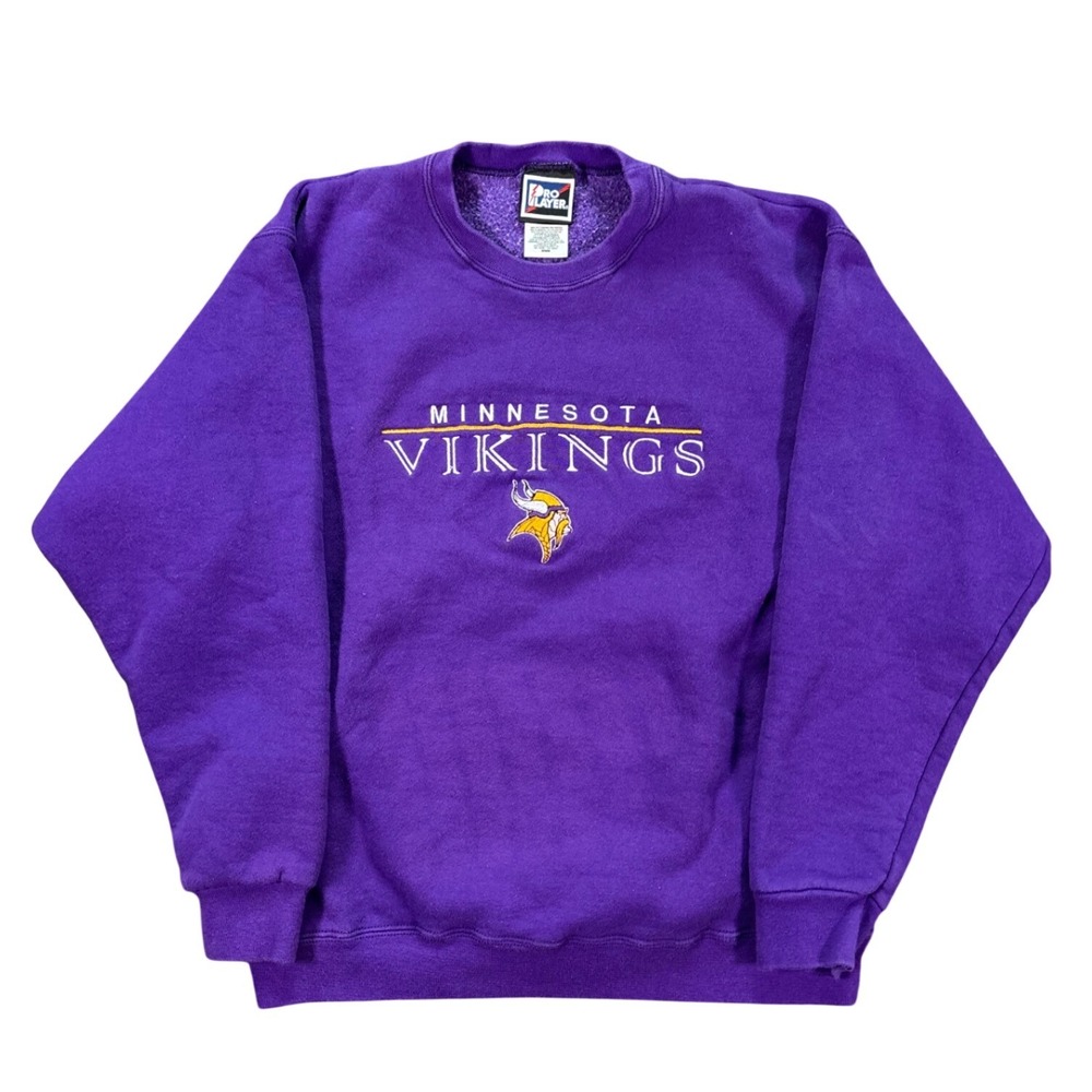 Vintage 90's Minnesota Vikings Pro Player Crewneck Size M